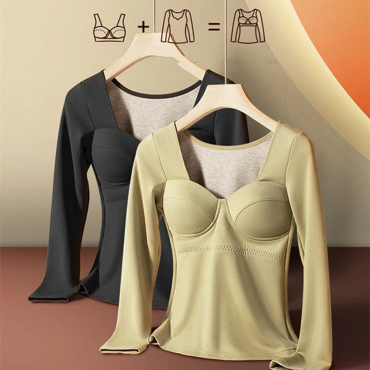 Wedding braNew Warm Top Women's Velvet Free One-piece Cup Bra