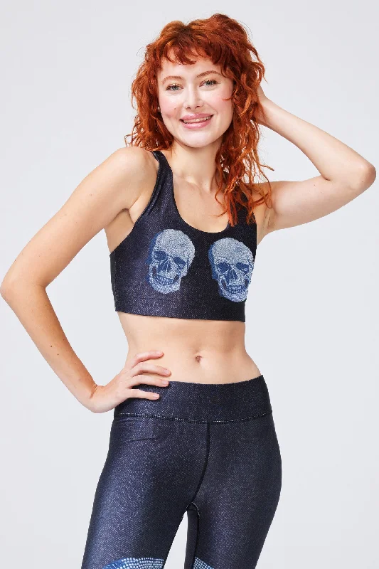 Training braHi-Shine Sports Bra in Crystal Skull