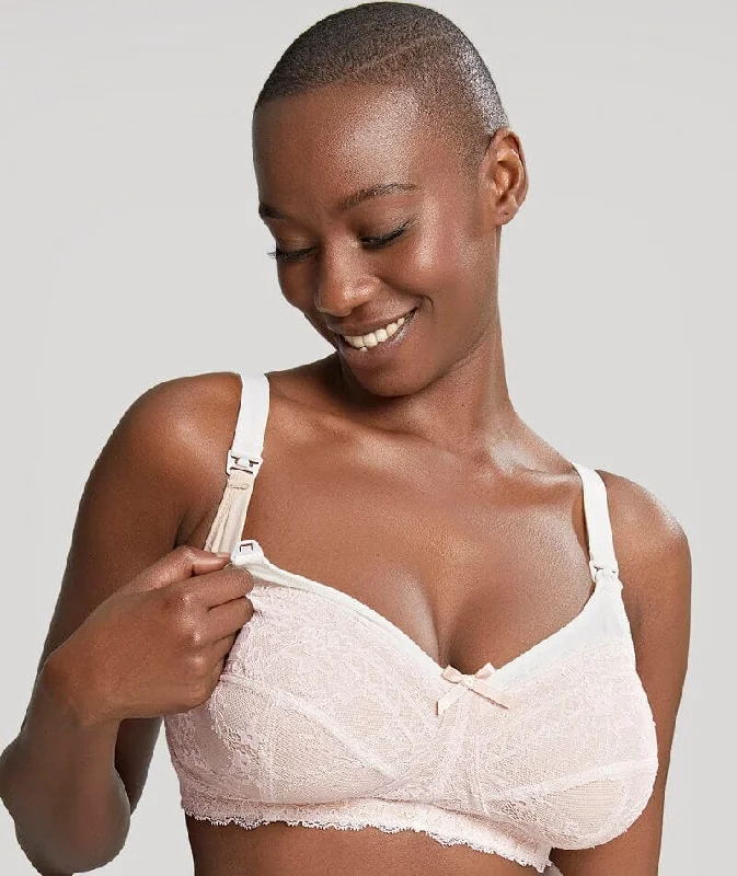 High-impact braPanache Sophie Wire-free Nursing Bra - Linen