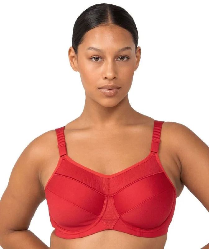 Silk braTriumph Triaction Ultra Underwired Sports Bra - Shanghai Red