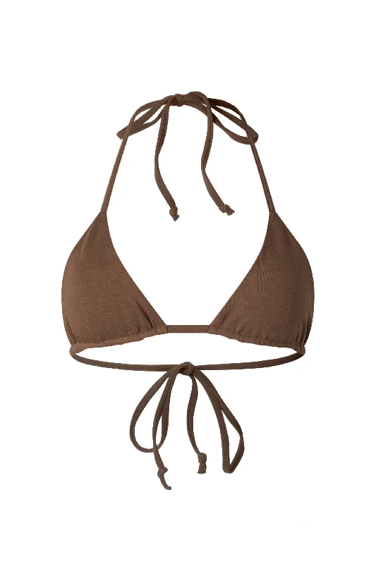 Demi-cup braTriangle Bra | Cocoa