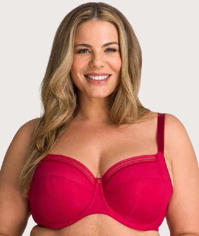 Training braFantasie Fusion Underwired Full Cup Side Support Bra - Red