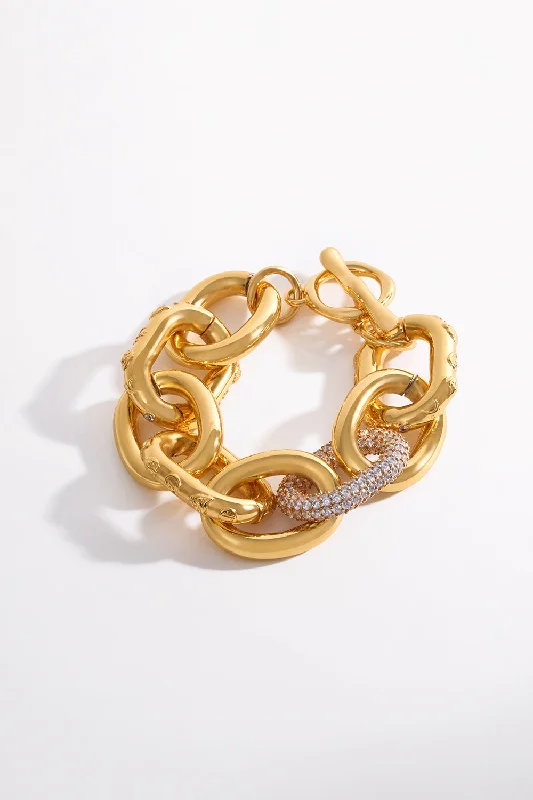 Vegan braCOSMIC CARTOUCHE BRACELET GOLD