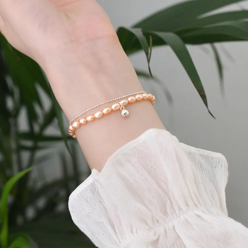 Demi-cup braFreshwater Pearl Bead Bell Bracelet