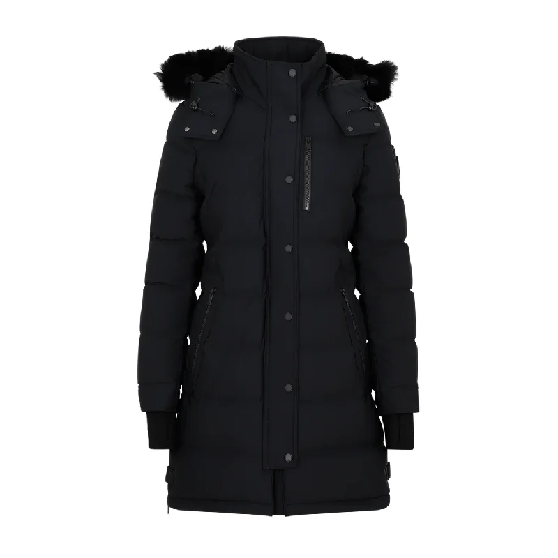 Down JacketsMoose Knuckles Black Watershed Parka