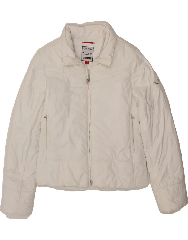 Formal JacketsCHAMPION Womens Padded Jacket UK 16 Large White Polyester