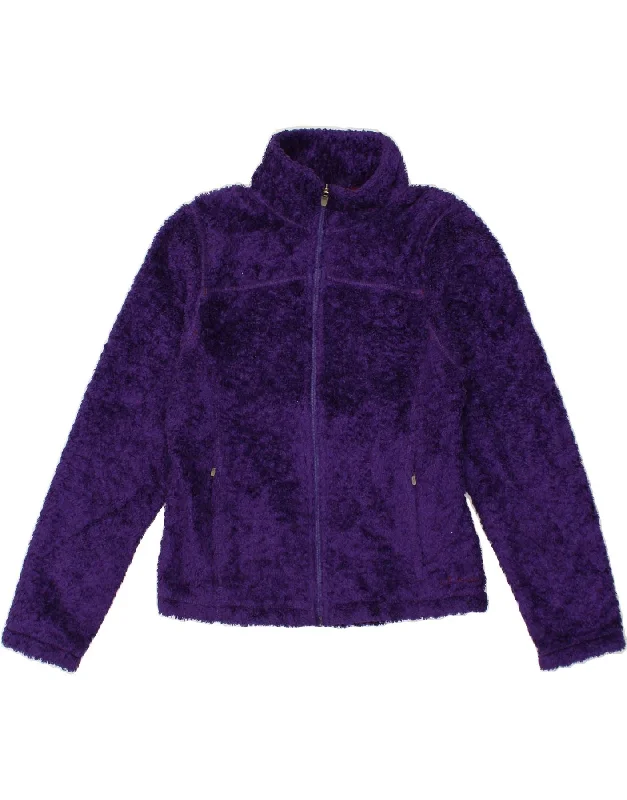 High-Fashion JacketsL.L.BEAN Womens Fleece Jacket UK 12 Medium Purple Polyester