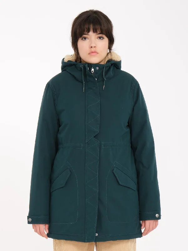 Faux Leather JacketsLess Is More 5K Parka - PONDEROSA PINE