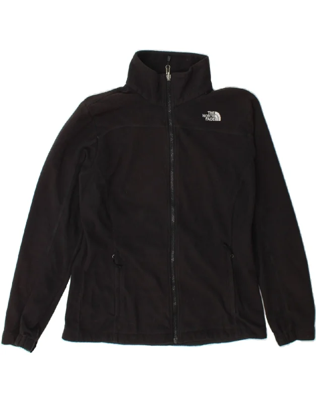 Tasseled JacketsTHE NORTH FACE Womens Fleece Jacket UK 16 Large Black Polyester