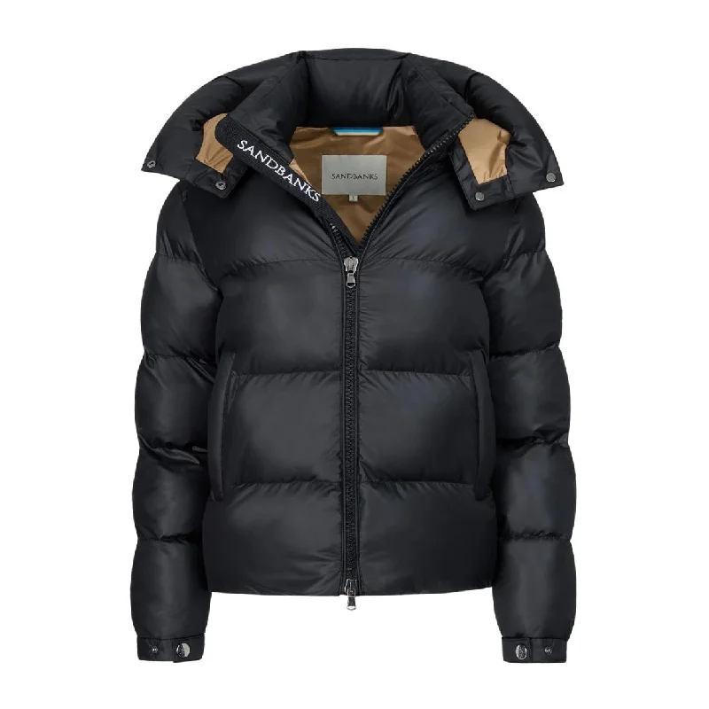 Field JacketsSandbanks Aurora Black Womens Puffer Jacket