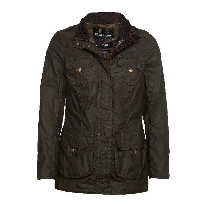 Reflective JacketsBarbour Defence Lightweight Wax Jacket