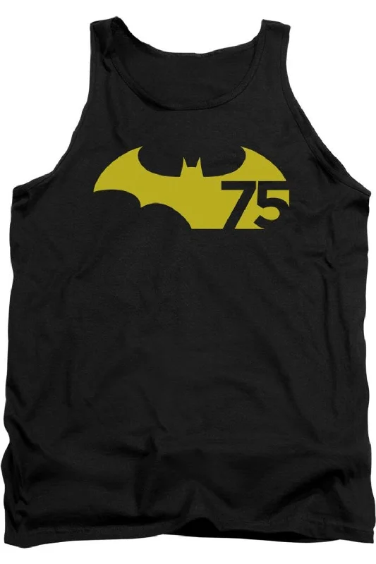 Running singletBatman 75 Logo 2 Adult Tank Top