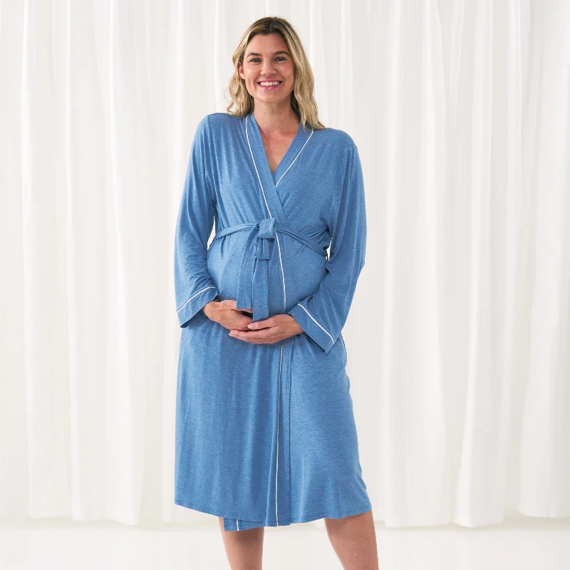 Heather Blue Women's Robe