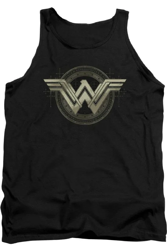 Thermal hoodieBatman V Superman Ancient Emblems Adult Tank Top