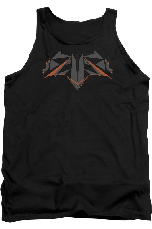 Breathable teeBatman V Superman Tech Bat Logo Adult Tank Top