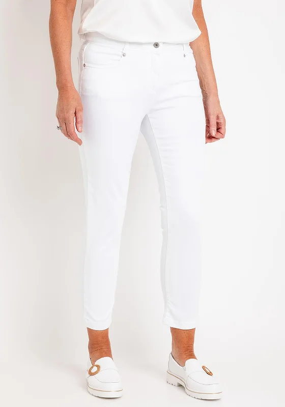 Robell Elena 09 Slim Leg Jeans, White