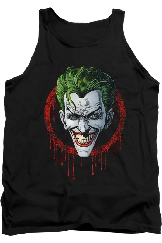 Sports teeBatman Joker Drip Adult Tank Top