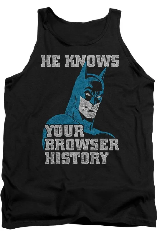 Thermal vestBatman Knows Adult Tank Top