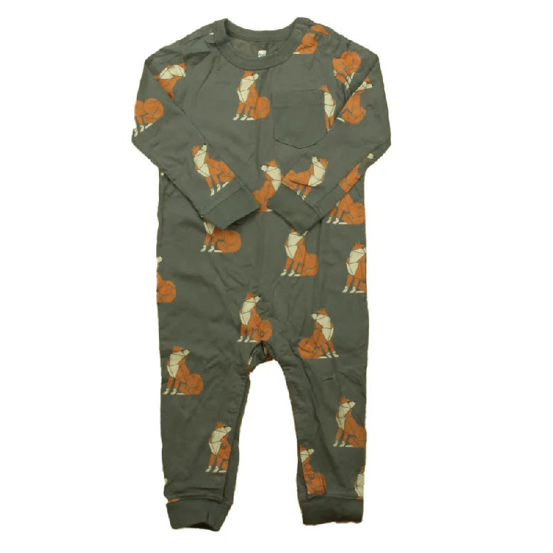 Tea Boys Gray Fox Long Sleeve Outfit