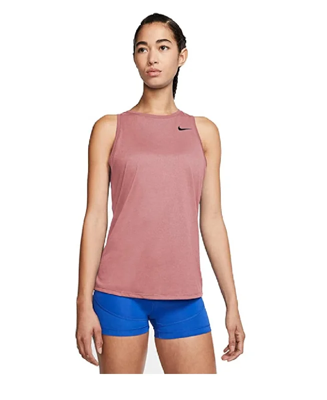 Reflective hoodieNike Women's Dri-FIT Essential Swoosh Training Tank Top Pink Glaze, X-Large