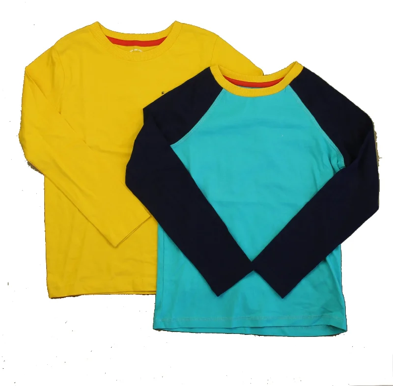 Mightly Boys Yellow | Blue Long Sleeve T-Shirt