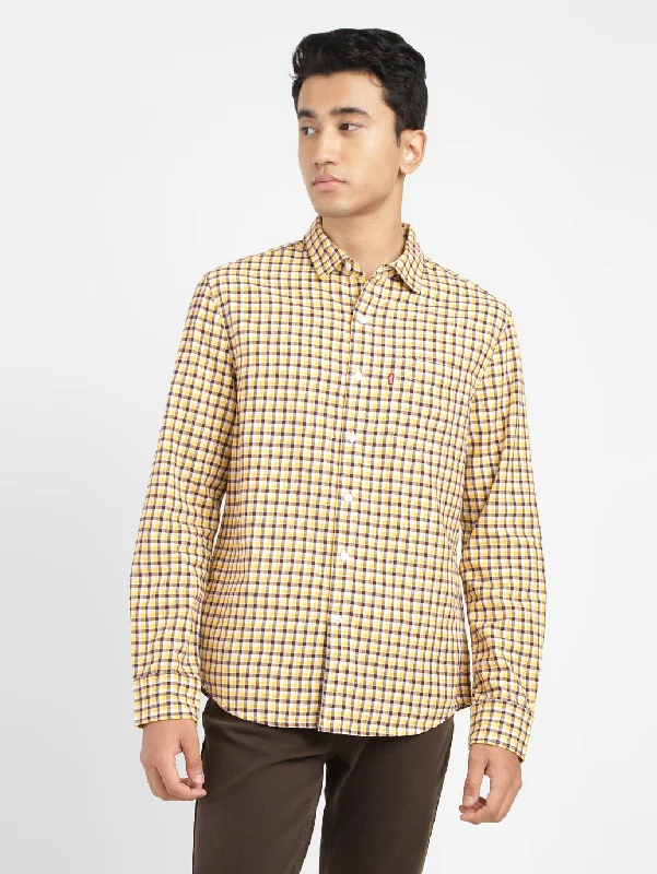 Men's Checkered Slim Fit ShirtCashmere Shirts