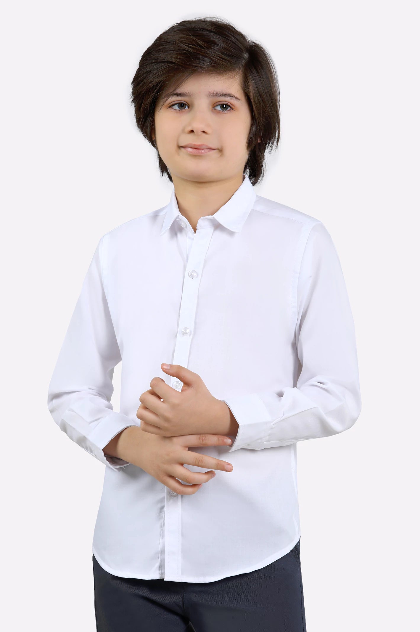 White Plain Casual ShirtThermal Shirts