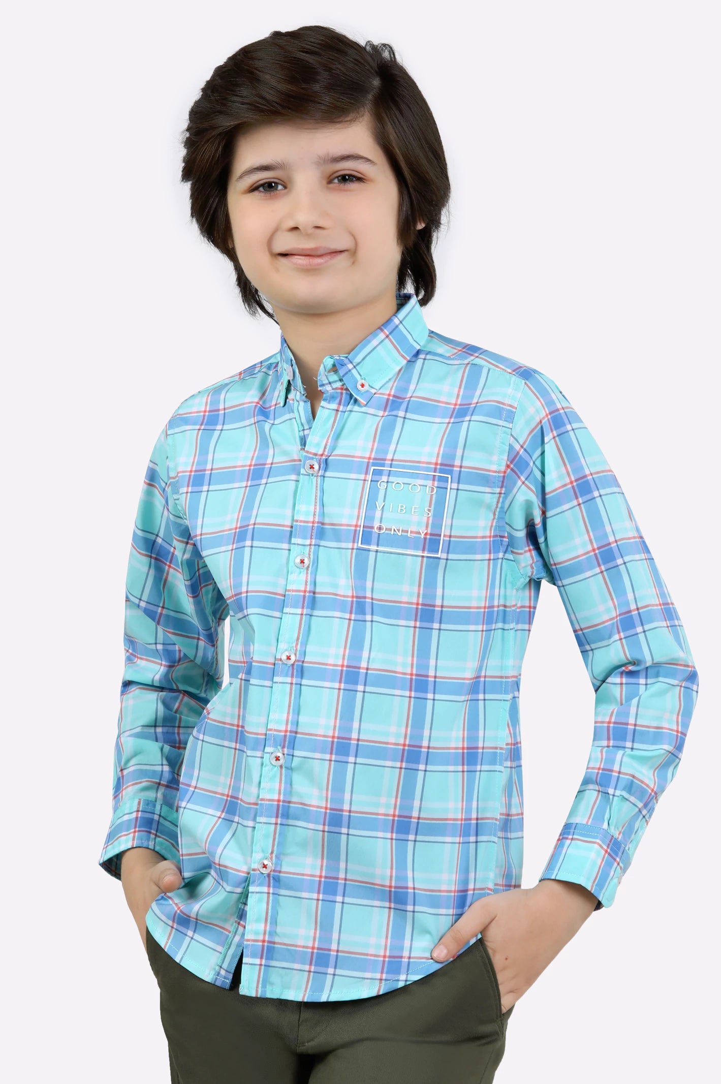 Gingham Check Casual ShirtCollege Shirts