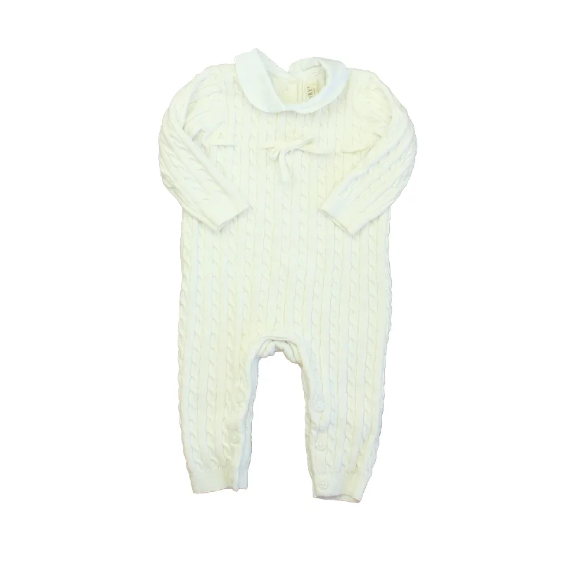 Hope & Henry Unisex White Long Sleeve Outfit