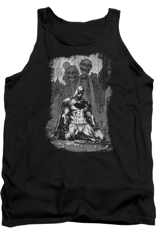 Thermal vestBatman Sketchy Shadows Adult Tank Top