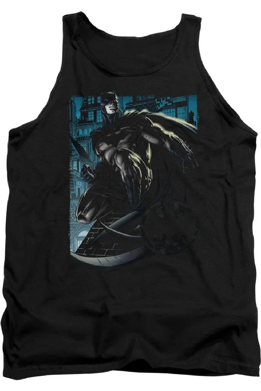 Hiking jacketBatman Knight Falls In Gotham Adult Tank Top