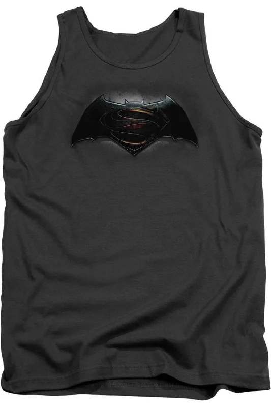 Trail hoodieBatman V Superman Logo Adult Tank Top