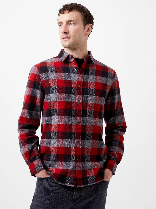 Brushed Flannel Check ShirtSleep Shirts