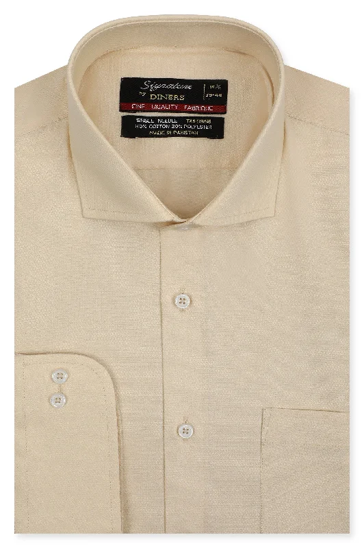 Beige Formal ShirtLuxury Shirts