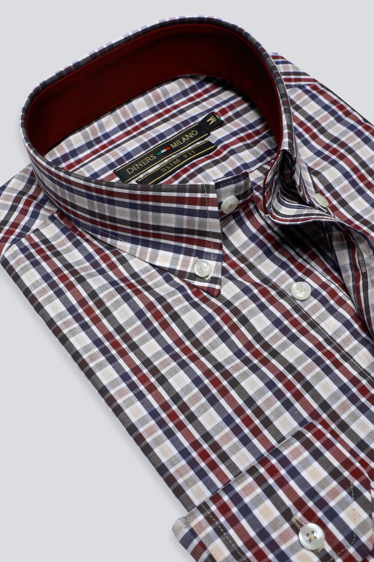 Multicolor Gingham Check Casual ShirtLayered Shirts