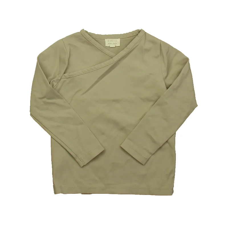 The Simple Folk Unisex Taupe Long Sleeve Shirt