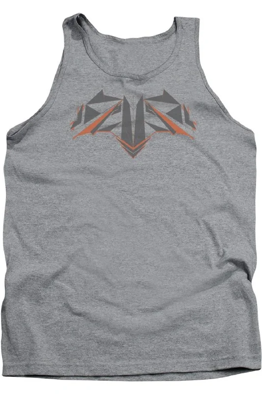 Windproof tankBatman V Superman Tech Bat Logo Adult Tank Top