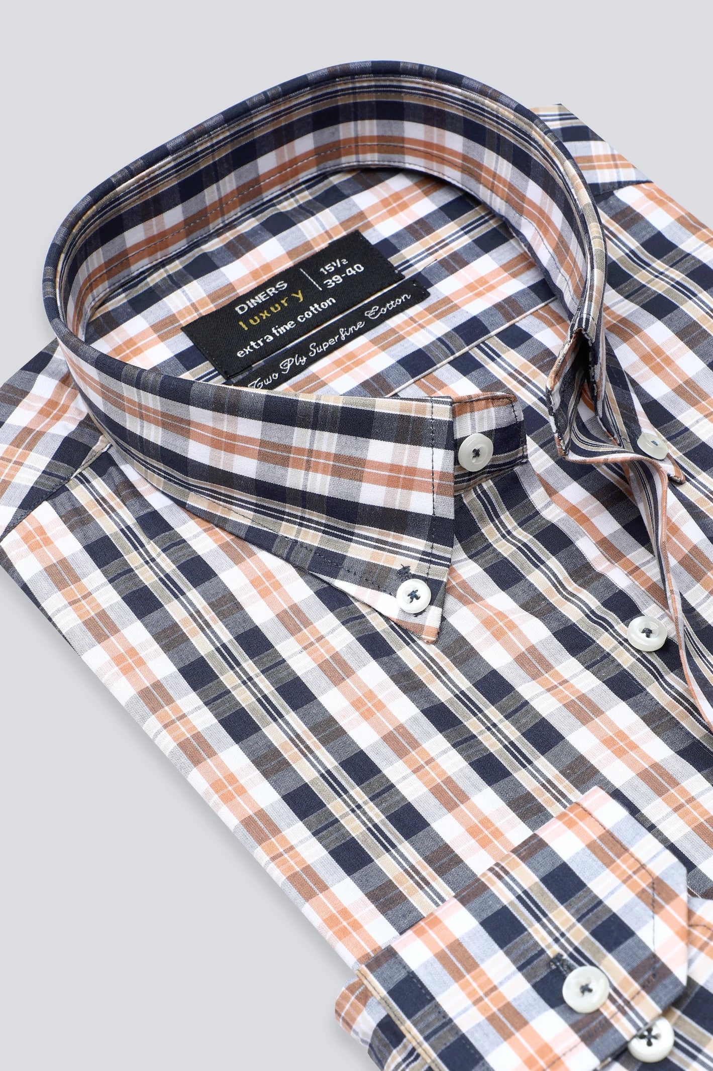 Multicolor Glenplaid Check Formal ShirtMesh Shirts