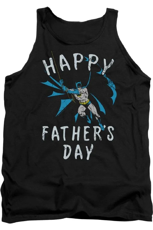 Athletic teeBatman Fathers Day Adult Tank Top