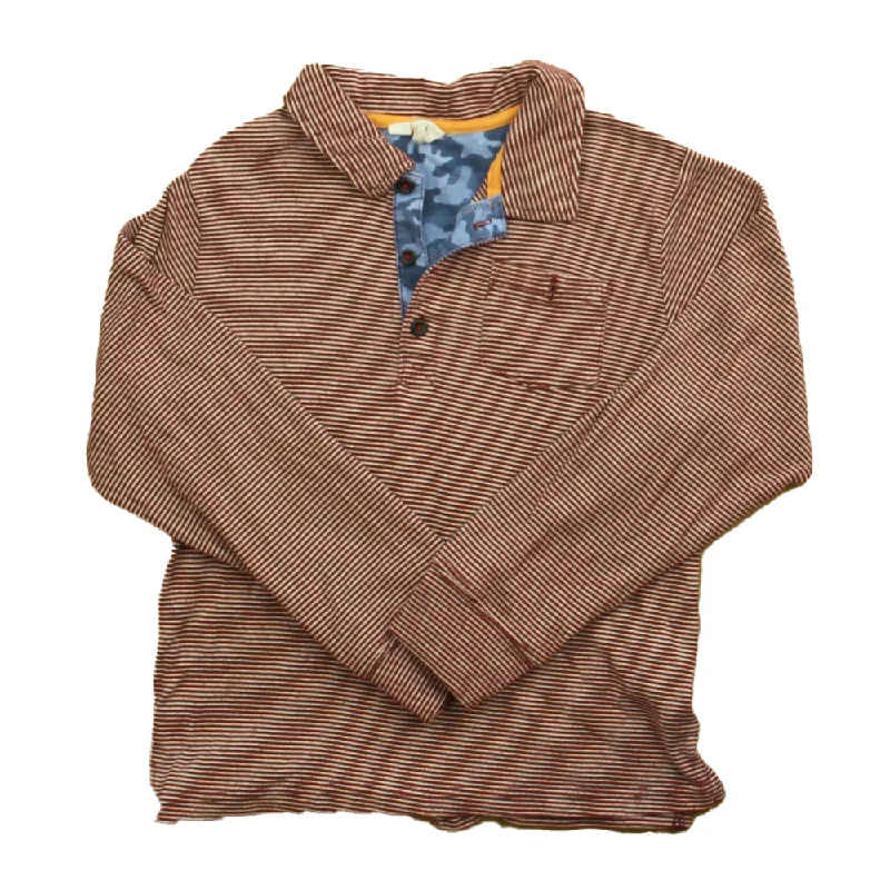 Bit'z Kids Boys Maroon | Stripes Long Sleeve Shirt