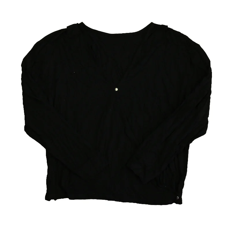 Of an Origin Girls Black Long Sleeve Shirt