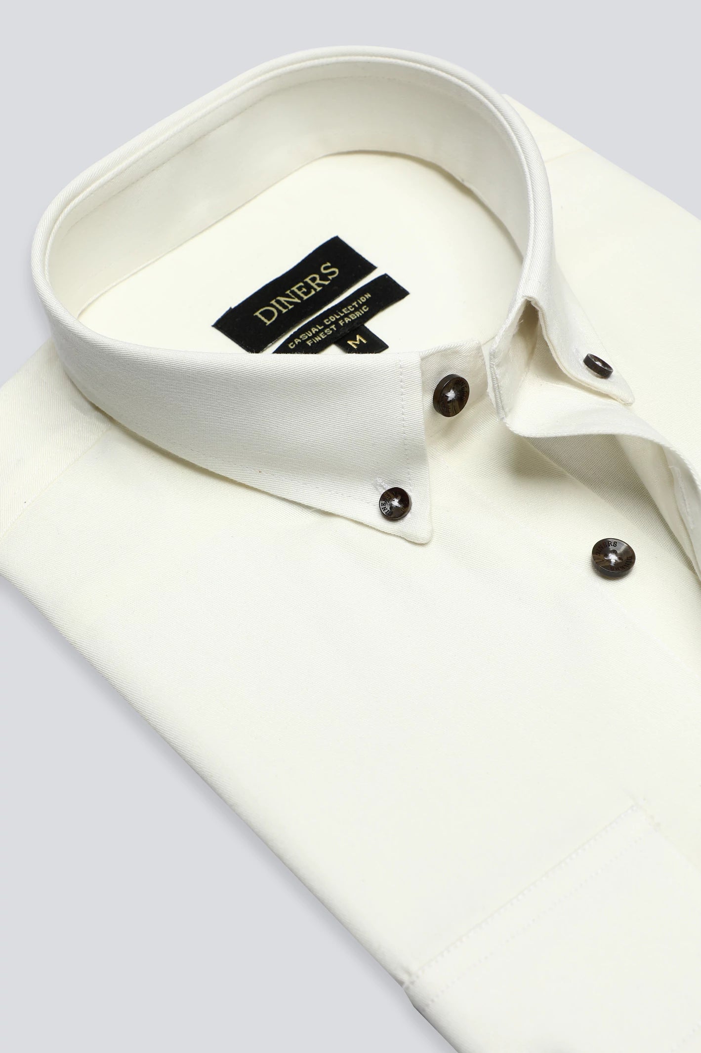 White Plain Casual ShirtLayered Shirts