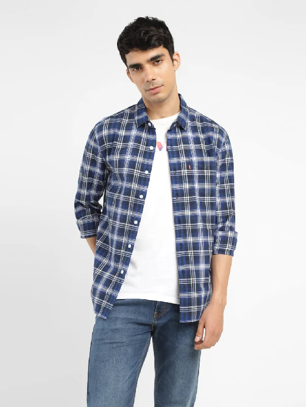 Men's Checkered Slim Fit ShirtHemp Shirts