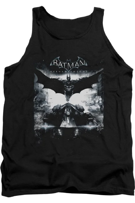 Reflective tankBatman Arkham Knight Forward Force Adult Tank Top