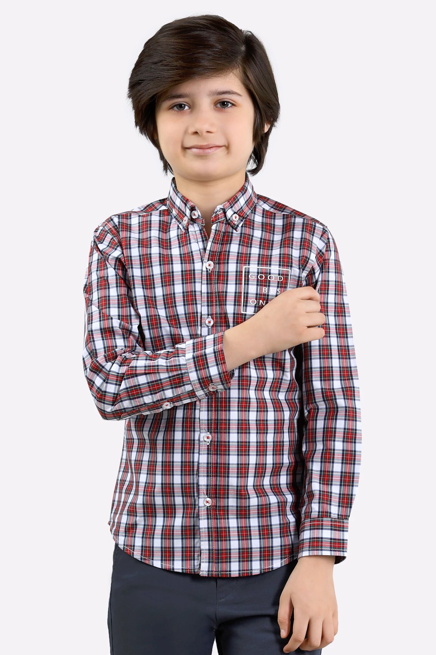 Red Check Casual ShirtRetro Shirts