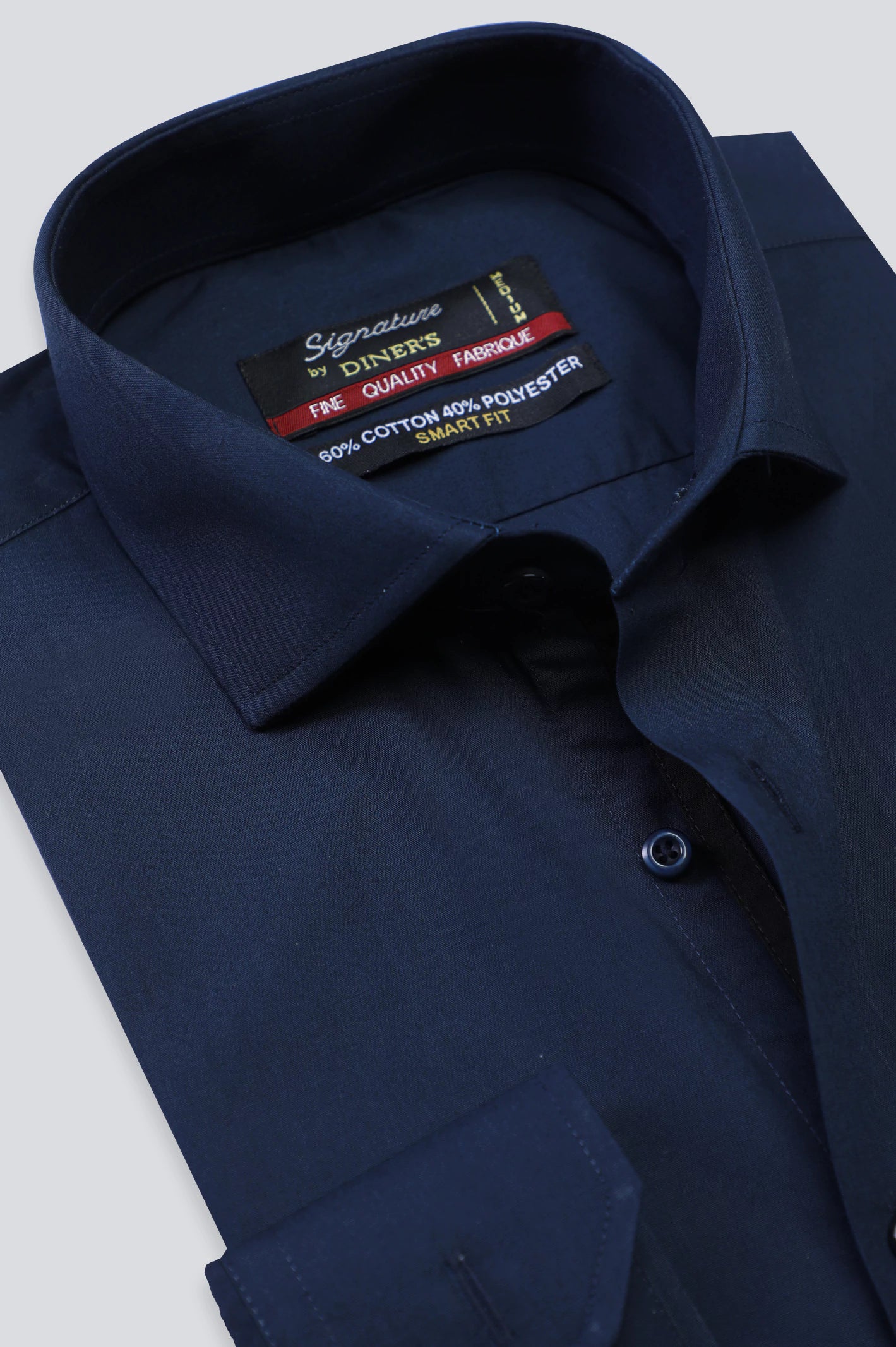 Navy Blue Plain Formal ShirtHemp Shirts