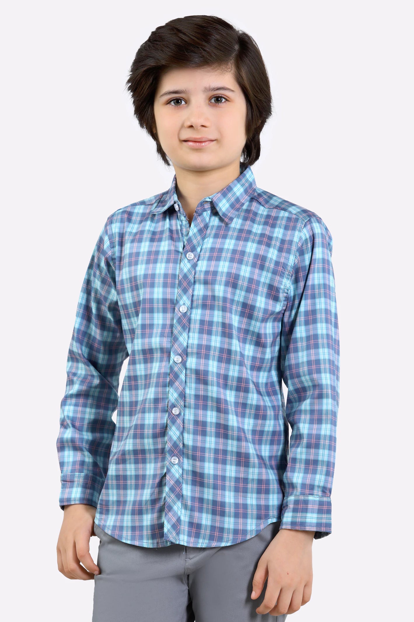 Multicolor Tattersall Check Casual ShirtHip-Hop Shirts