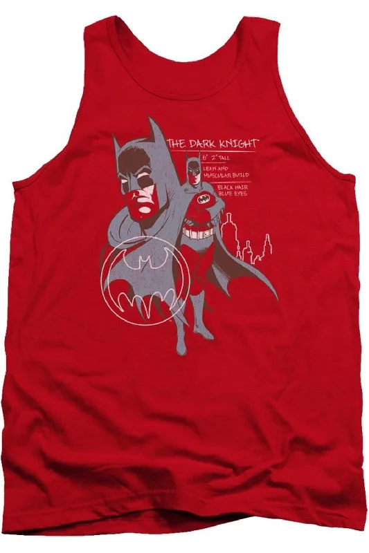 Windproof teeBatman Lean And Muscular Adult Tank Top