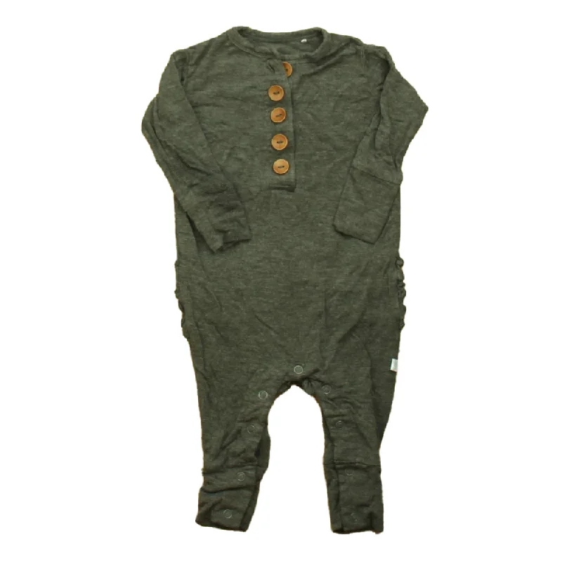 Posh Peanut Boys Gray Long Sleeve Outfit