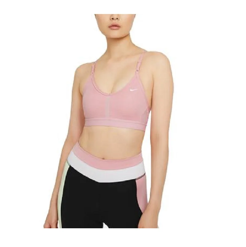 Waterproof hoodieNike Women's Indy V Neck Low Impact Sports Bra Pink Size X-Small